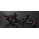 ABM / エービーエム Foot rest system raceFlex adjustable, folding footrest mount, カラー: ブラック | 106969-F15