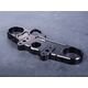 ABM / エービーエム Cover for mounting holes of Superbike triple clamps, カラー: ブラック | 106846-F15