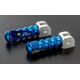 ABM / エービーエム Replacement rests rGrip HO 5 - pillion rider, クランプカラー: ブラック, レストカラー: ブルー | 100182-F15-F14