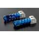 ABM / エービーエム Replacement rests rGrip KA 2 - pillion rider, クランプカラー: シルバー, レストカラー: ブラック | 100184-F11-F15