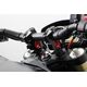 ABM / エービーエム varioRiser VBK1 for original handlebar, ライザーカラー: シルバー, アジャスターカラー: ブルー | 106467-F11-F14