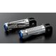 ABM / エービーエム Replacement rests rGripEvo HO 2 - pillion rider, クランプカラー: ブラック, レストボディーカラー: ブラック, カバーカラー: ブルー | 106506-F15-F15-F14