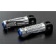 ABM / エービーエム Replacement rests rGripEvo YA 9 - pillion rider, クランプカラー: シルバー, レストボディーカラー: ブラック, カバーカラー: ブルー | 106524-F11-F15-F14