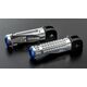 ABM / エービーエム Replacement rests rGripEvo SU 3 - pillion rider, クランプカラー: シルバー, レストボディーカラー: ブラック, カバーカラー: ブラック | 106526-F11-F15-F15
