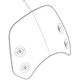 TRIUMPH / トライアンフ Motorcycles Aluminum Silver Flyscreen A9708381-MH | A9708381-MH