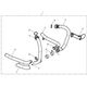 TRIUMPH / トライアンフ Exhaust Link Pipe LH Black | T9600605