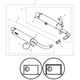 TRIUMPH / トライアンフ Heelguard Silencer LH Brushed | T9600976