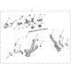 TRIUMPH / トライアンフ Footrest Hanger Rear RH Blk | T2082166