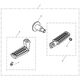 TRIUMPH / トライアンフ Bonneville Bobber Footrest, RHF. COMFORT, Front | T9770170
