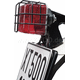 Kedo Taillight Grill 'Xcountry', black coated, including mounting material. | 40799