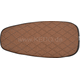Kedo Comfort Seat "Heritage", black / brown top with hand sewn diamond pattern, ready-to-mount, including rear bracket 27153, length 55cm | 40907