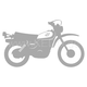 Kedo XT500'80 stickers, stylized '80 model, silver, size approx. 100x58, 1 piece | 80170-80SI