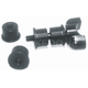 Kedo Top Yoke Bushings (Massive) for Handlebar Clamp, Black Plastic, Set of 4 | 40700