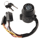 Kedo Replica Ignition Switch (4-position, 1;1 Wiring fitting Damper see 32999), OEM Reference # 2A8-82508-80, fits wiring loom 40078-18 | 40015RP