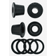Kedo Top Yoke Bushings (Massive) for Handlebar Clamp, Black Plastic, Set of 4 | 40702