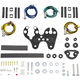 Kedo Speedometer Bracket, stainless steel powder-coated, suitable for misc. 60mm universal and Velona speedos, incl. 4 LED pilot lights, suitable for 6 + 12V | 41311-1