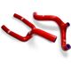 サムコスポーツ / Samco Sport Husqvarna CR 125 2006 - 2013 2 ピース Y-ピース Race Design シリコンラジエーター クーラントホースキット | HUS-5-RD