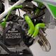 サムコスポーツ / Samco Sport Kawasaki KX 100 2014 - 2021 3 ピース シリコンラジエーター クーラントホースキット | KAW-63-GN