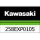 Kawasaki / カワサキ エギゾースト チタニウム Z90070K | 258EXP0105