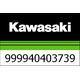 Kawasaki / カワサキ キット, シングル シート, メット. フラット スパーク ブラック | 999940403739