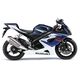 Powerbronze / パワーブロンズ スタンダードスクリーン フロストサファイヤ ブルー SUZUKI GSXR1000, 05-06 | 410-S134-018