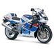 Powerbronze / パワーブロンズ スタンダードスクリーン フロストサファイヤ ブルー SUZUKI GSXR750, 98-99 | 410-S147-018