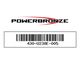 Powerbronze / パワーブロンズ ライトスクリーン KTM 890 DUKE R 20 (320 MM) レッド | 430-U238E-005