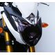 Powerbronze / パワーブロンズ ヘッドライトプロテクター フロストステルスグレー YAMAHA FZ-8N, 10-15 | 440-Y506-019