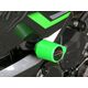Powerbronze / パワーブロンズ バジェットクラッシュポストセット (クラッシュバー), ブラック KAWASAKI NINJA 250, 18-19, NINJA 400, 18-19 | 513-K142-003