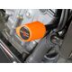 Powerbronze / パワーブロンズ バジェットクラッシュポストセット (クラッシュバー), ブルー KTM 790 DUKE, 18-19 | 513-KT102-008