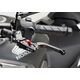 Protech / プロテック brake lever Race distance and length adjustable I foldable, Black/Red | 65805003
