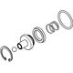 CNC Racing / シーエヌシーレーシング Clutch Slave Cylinder Ø 28.5 mm KTM DOT oil - Repair kit, Natural | AFK31N