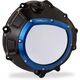 CNC Racing / シーエヌシーレーシング Clear clutch cover BMW - hydraulic control, Black/Blue | CA800BL