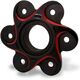 CNC Racing / シーエヌシーレーシング Rear sprocket flange Ducati - Bicolor, Black/Red | FL507BR
