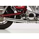 Falcon / ファルコン Cromo Line 1 サイレンサー左右ペア　シルバー | 65240431