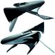 Pyramid Plastics / ピラミッドプラスチック Honda CBR 1000 RR ハガー グロスブラック 2004>2007 | 071083B