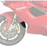 Pyramid Plastics / ピラミッドプラスチック Ducati ST4 S エクステンダーフェンダー マットブラック 1999>2005 | 05505