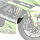 Pyramid Plastics / ピラミッドプラスチック Kawasaki ZX6-R 636 エクステンダーフェンダー マットブラック 2005>2008 | 053170