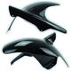 Pyramid Plastics / ピラミッドプラスチック Kawasaki ZX12-R ハガー グロスブラック 2000>2006 | 07330B