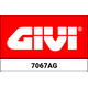 GIVI / ジビ WINDSHIELD TRANSPARENT, DIMENSIONS NOT YET KNOWN | 7067AG