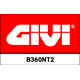 Givi / ジビ B360NT2 MONOLOCKR トップケース プレート付属 | B360NT2