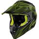GIVI / ジビ 60.1 FRESH, Matt Black / Military Green / Yellow, Size S | H601FFRGY56