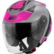 GIVI / ジビ X.25 TARGET, Matt titanium / Pink, Size XS | HX25FTGTP54
