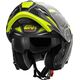 GIVI / ジビ X.27 SECTOR, Matt titanium / black / yellow, Size XL | HX27FSEBY61