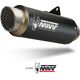 MIVV / ミヴ SPORT GPpro SLIP-ON Muffler BLACK STAINLESS STEEL for KAWASAKI Z 125 2019 ECE approved (Euro4) | K.048.LXBP