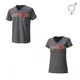 Held / ヘルド T-Shirt Be Heroic Grey-Red Lifestyle | 9785-72