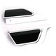 Unit Garage SIDE DUCATI KITS DUCATI FUORILUOGO FOR LOW MUFFLER, White-Black | 2708-White-Black