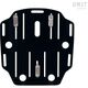Unitgarage / ユニットガレージ Carrying system in aluminum, Black | U088+2xA9-Black
