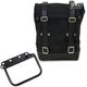 Unitgarage / ユニットガレージ Side Pannier Canvas + Subframe R80 G/S, Black/Black | U001+1008_Black-Black