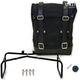 Unitgarage / ユニットガレージ Side Pannier Canvas + Double Subframe NineT, Black/Black | U001+1626+A2-Black-Black